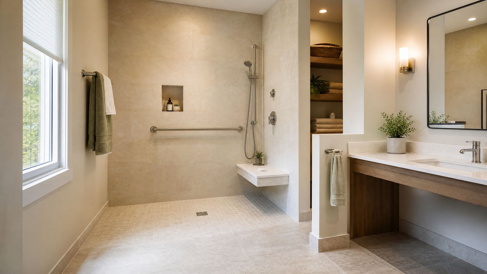 Bathroom planning detail relevant to bathroom lighting installation scope